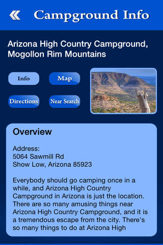 Arizona Campgrounds & RV Parks screenshot 3
