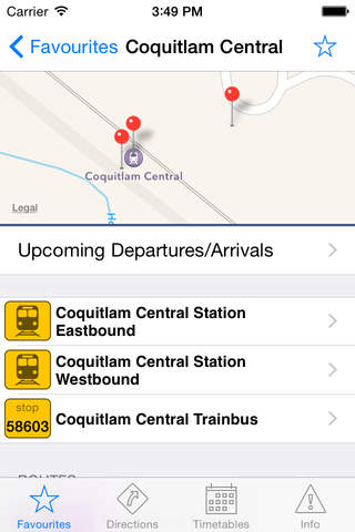 TransitTimes Vancouver - Translink / BC Transit trip planning & offline schedules screenshot 3