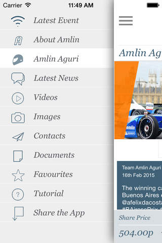 Amlin screenshot 2