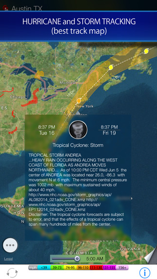 【免費天氣App】Hurricane - storm tracker and satellite weather radar-APP點子