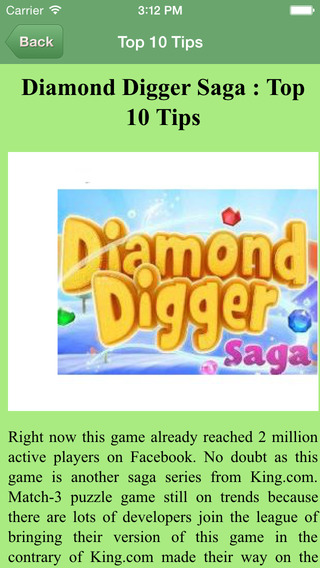 【免費書籍App】Guide For Diamond Digger Saga - All New Levels,Video,Full Walkthrough,Tips-APP點子