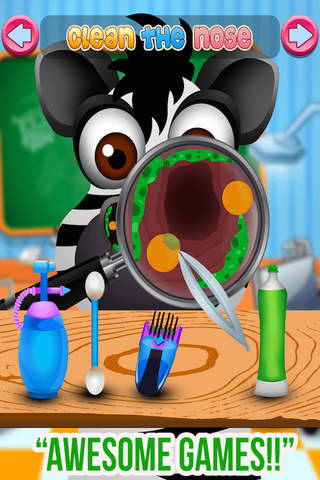 Animal Pet Nose Doctor - Free Makeover Games for Girls & Boys screenshot 2