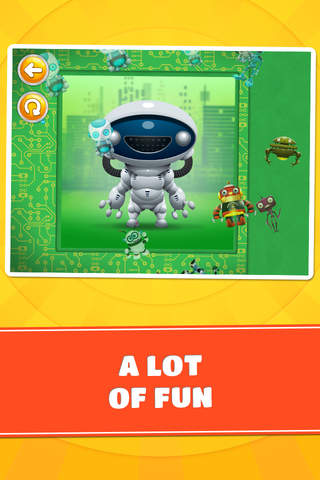 Super Space Robots Puzzle Game screenshot 4
