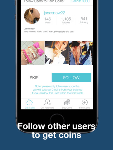 【免費社交App】Followers for Instagram - Get More Instagram Followers. 1000 to 5000 Real Followers Easy and Fast!-APP點子