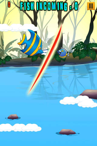 Ninja Kitty Fish Slicer - Cute Kitten Fishing Quest screenshot 2