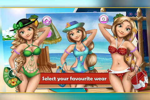 beach salon dress up screenshot 2