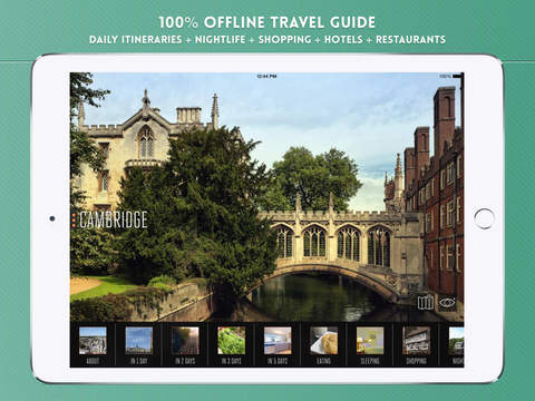 【免費旅遊App】Cambridge Travel Guide with Offline City Street Maps-APP點子