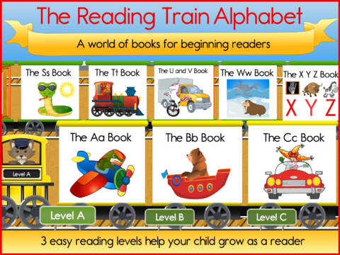 Reading Train: Alphabet Books Songs Games