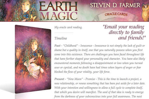 Earth Magic Oracle Cards - Steven D. Farmer, Ph.D. screenshot 3