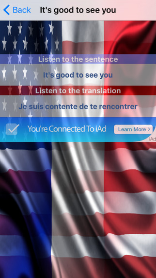 免費下載旅遊APP|USA France Sentences - English French Audio app開箱文|APP開箱王