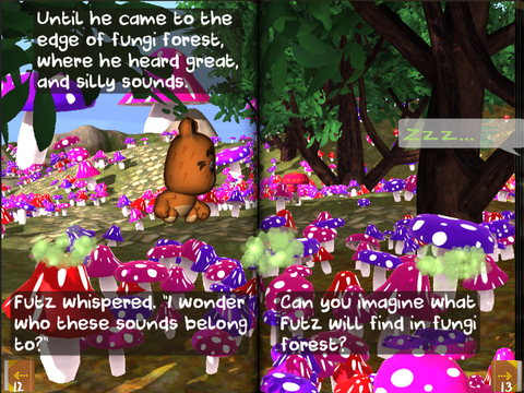 Futz The Bear: The Mushroom Kingdom Adventure - An Interactive Children's Storybook screenshot 3