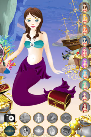 Mermaid Beauty Makeover Salon - Girls Makeup, Dressup and Makeover Games screenshot 2