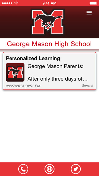 【免費教育App】George Mason High School-APP點子