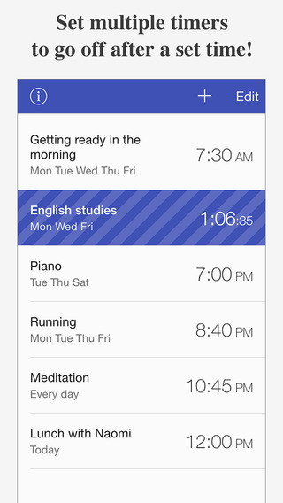 AlarmTimer Free - Scheduling app