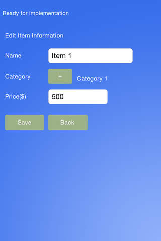 Category Free App Manage Products screenshot 3