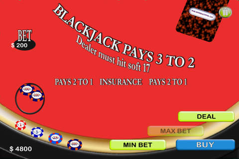 Blackjack Mania Rush Free screenshot 3