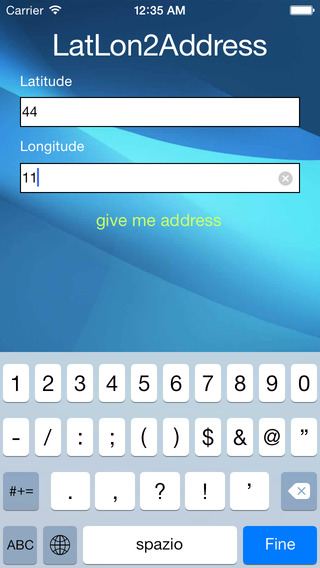 【免費工具App】Latitudine e Longitudine da Indirizzo-APP點子