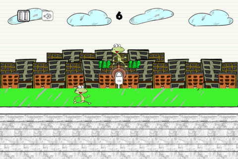 Albert the Doodle Frog Runner - A Pond Hopping Strategy Game screenshot 2