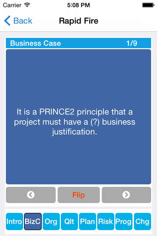 PRINCE2 Prep screenshot 2