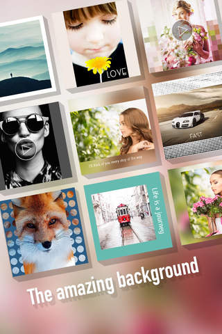 InstaCam - Square No Crop Video & Photo Editor Clip into Instagram with Blur Border and Text screenshot 2