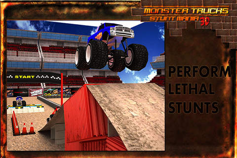 Monster Truck Stunt parking 3D - Real 4x4 total destruction road rage game screenshot 2