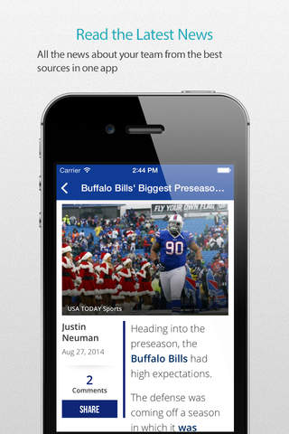 Buffalo Football Alarm screenshot 3