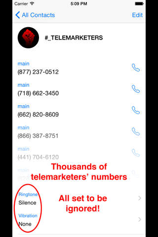 Telemarketer Caller IDs: Know When They Call You! screenshot 3