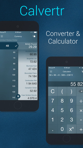 Calvertr : Units converter with Calculator