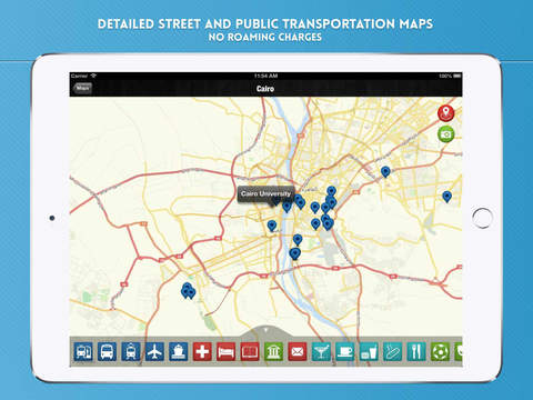 【免費旅遊App】Cairo Travel Guide with Offline City Street and Metro Maps-APP點子