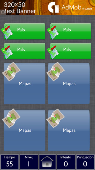 【免費遊戲App】Geografía Memoria Español Gratis-APP點子