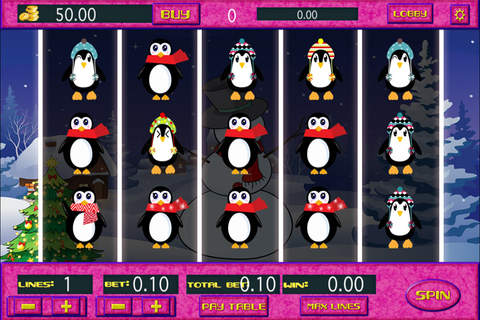 Mr Snowman Machine Vegas Slot-s Casino screenshot 4