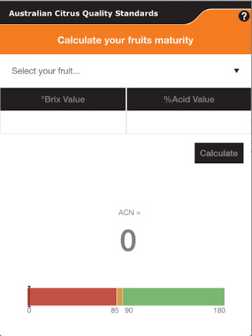 【免費商業App】Citrus Maturity Calculator-APP點子