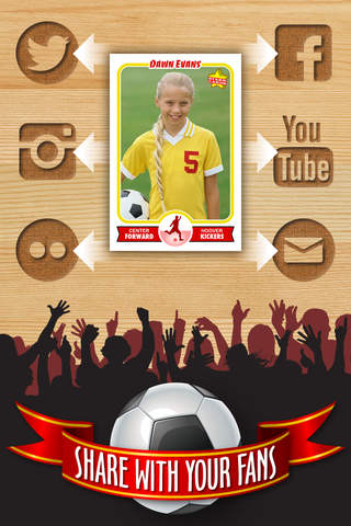 FREE Soccer Card Template — Create Personalized Starr Cards screenshot 2