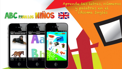 Aprende Inglés ABC para los Niños - Lecciones de vocabulario pruebas y juegos educativos con audio y