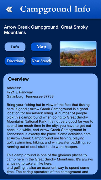 【免費旅遊App】Tennessee Campgrounds-APP點子