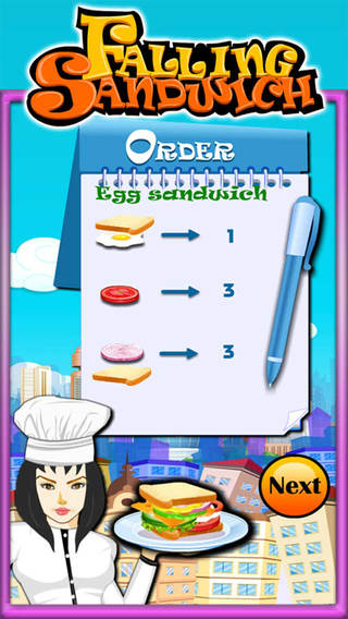 【免費遊戲App】Falling Sandwich-APP點子