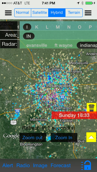 Indiana US NOAA Instant Radar Finder Alert Radio Forecast All-In-1 - Radar Now