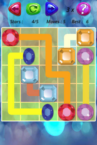 A Best Diamond Delight maze flow brain puzzle game FREE:Test your IQ screenshot 2