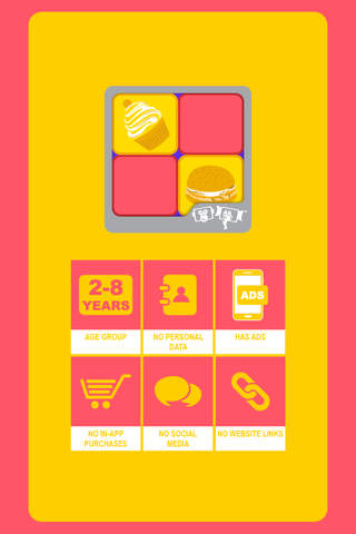 Kids Memory Match : Food And Candy screenshot 4