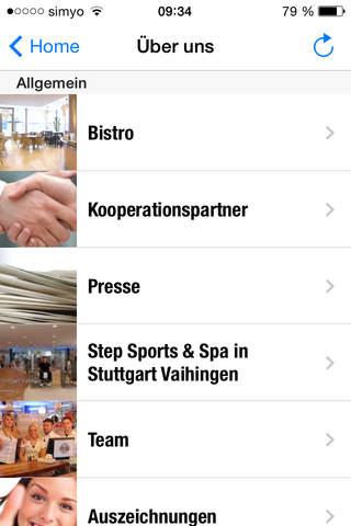 Step Sports & Spa Stuttgart screenshot 2