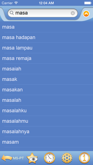 Malay Portuguese dictionary