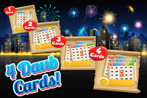 Bingo Downtown - Multiple Daub Chance Jackpot And Real Vegas Odds screenshot 4