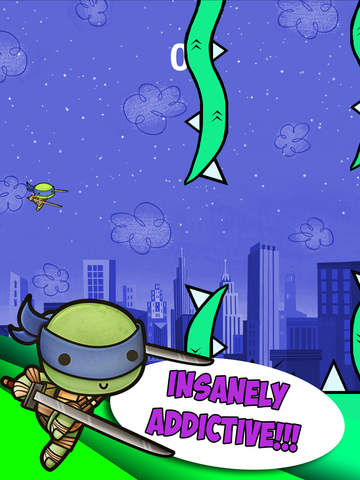 【免費遊戲App】Ninja Flight - Teenage Mutant Ninja Turtles Version-APP點子