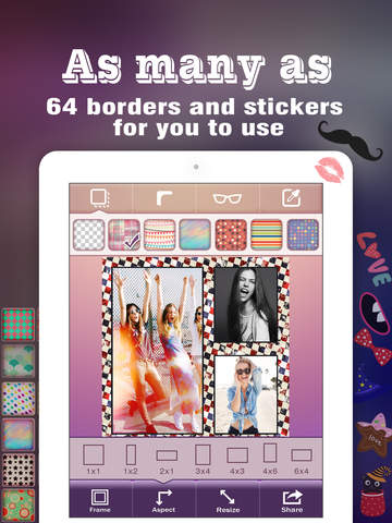 【免費生產應用App】Pic Frame Magic Pro - Photo Collage Maker & Grid Creator, add Stamps and Filter Effects-APP點子