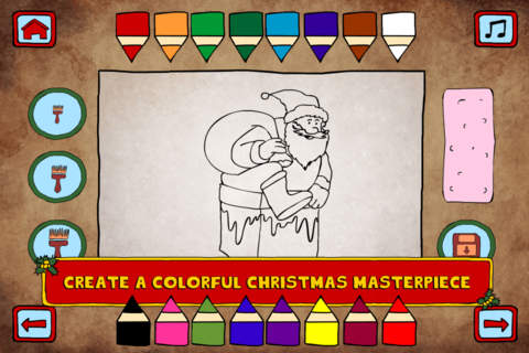 Creative Christmas Box - Coloring Book, Puzzles and Piano for Kids screenshot 2