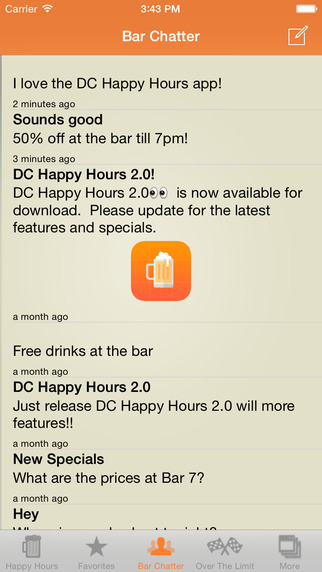 【免費生活App】DC Happy Hours-APP點子