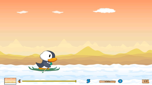 【免費遊戲App】Penguin Avalanche Run Pro-APP點子