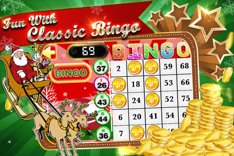 Bingo At The Merry Christmas “Santa Claus Casino Vegas Free Edition” screenshot 2