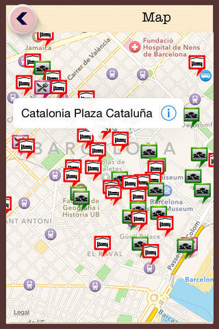 Barcelona City Map Guide screenshot 2