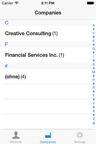 EasyContacts screenshot 2